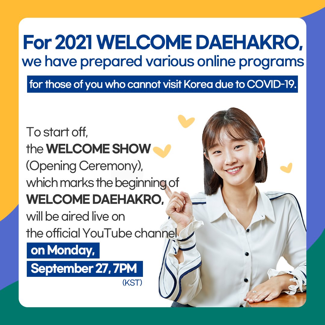 visitkorea_uk's tweet photo. Introducing Korea's West End with #WelcomeDaehakro2021! 🎭
Featuring celebrity ambassador #ParkSodam - you might recognise her as Ki-jung (or Jessica) from #Parasite?
To find out more visit https://t.co/f3uEKmjk5F
#Daehakro #KMusical #ParkSodam #VisitSeoul #ImagineYourKorea https://t.co/7Bqq85Uobe
