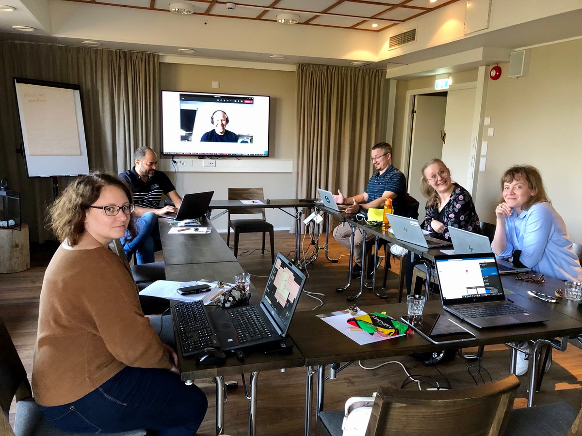 LauraHirsto's tweet photo. Great active multidisciplinary collaborative working on learning, instruction, pedagogy and learning analytics in OAHOT-writing &amp; analyses seminar! @UEF_OAHOT @UefDigs @ErkkoSointu @mohsaqr @jKpaa  @halperin_susu @Teemujns @VilleMTuominen and Sanna Väisänen #Lapland #Ounasvaara https://t.co/eZoT5xmhn8