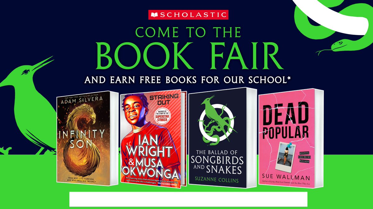 CHCHSLeeds's tweet image. Calling all readers!  It is our Scholastic Book Fair this week.  For every book purchased, the school receives vouchers to purchase new library books.  See the stand outside the library.#sharethefair, @CHCHSLeedsLib