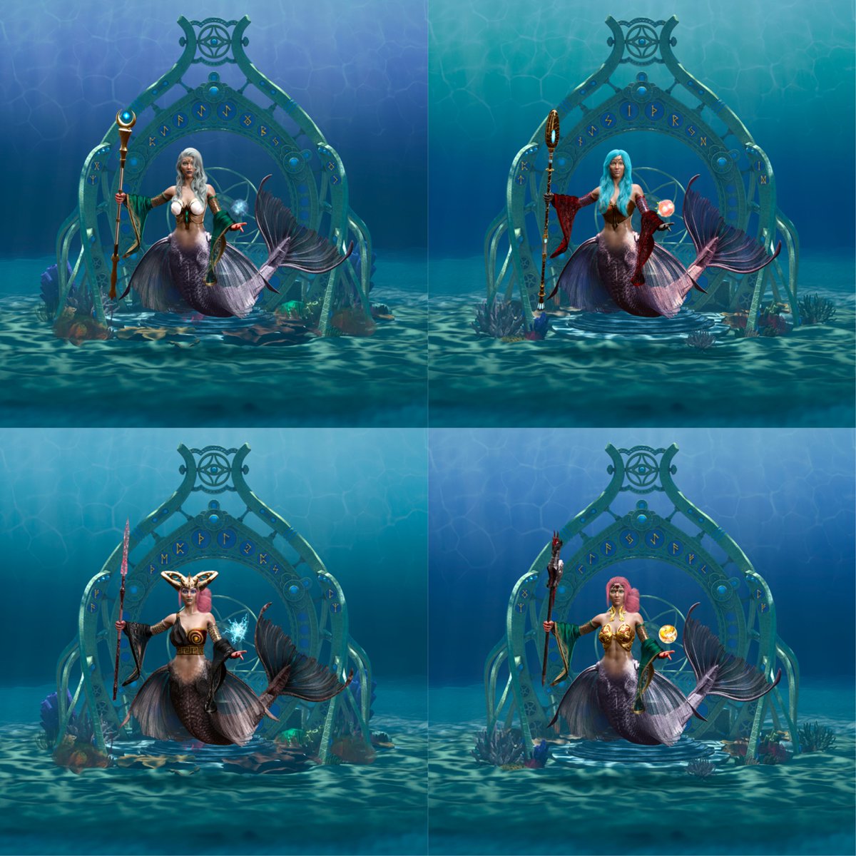 cryptomaidsnft's tweet photo. 🌟Meet some of our breathtaking magical Cryptomermaids!
🌟Stay tune:) https://t.co/LTptYWDV6e