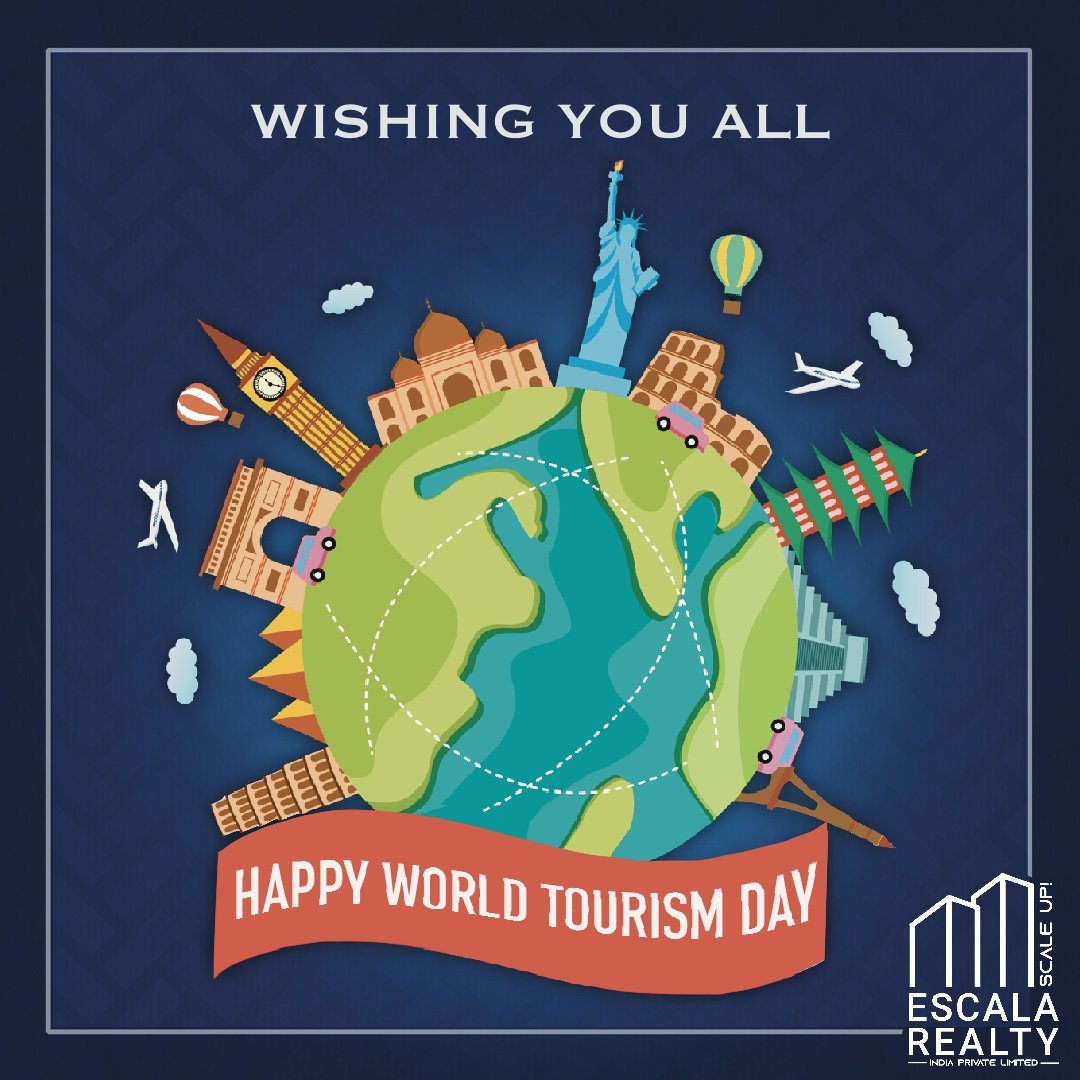 EscalaRealtyIn's tweet photo. @EscalaRealtyIn Wishes you a Happy World Tourism Day.
.
.
.
#goatourism #tourismday #goadiaries  #goaproperty #goa #tourismindia #tourismgoa #tourism https://t.co/Uq9m7Z7f0N