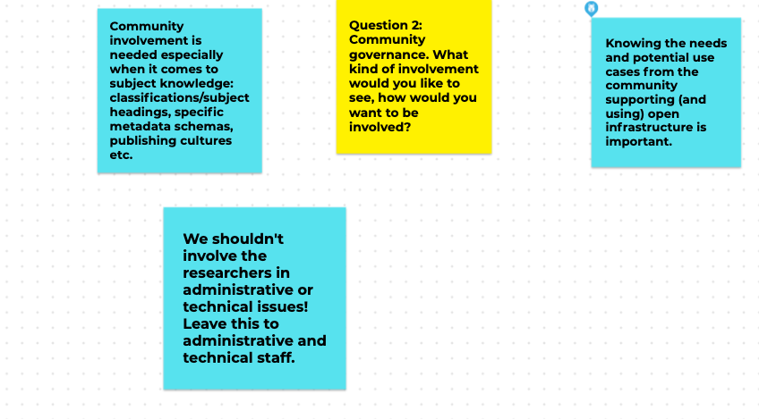 OATage's tweet image. And here some examples of fostering community involvements from one of our breakout groups. Still, we are curious about your ideas! #OAT21 #OpenAccess #OpenInfrastructures