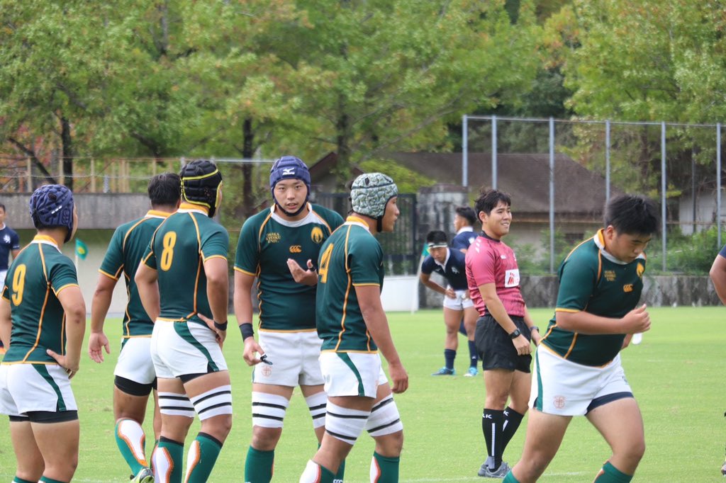 OUE_Rugby's tweet photo. 【試合結果】9/26(日)
2021年 関西ラグビーBリーグ 第2節

大阪教育大学 14-45 京都大学　(前14-14)

後半の戦い方が課題となる試合でした。
この結果を糧に3週間、練習に励みます。
応援ありがとうございました！
次回も応援よろしくお願いします😄 https://t.co/ooagsMG0X2