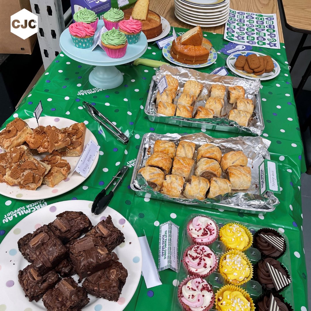 CJConnally's tweet photo. Today we have held our annual coffee morning for Macmillan Cancer Support! The team have rolled up their sleeves and baked some sweet treats and sausage rolls for a fantastic cause 🍰🧁

#coffeemorning #macmillancoffeemorning https://t.co/uA4ijiDBLk