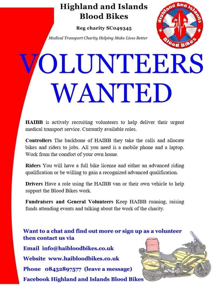 I cannot stress how important this organisation has been during COVID in <a href="/NHSHighland/">NHS Highland</a> - please if you can support in any way get in touch with them - they are just an amazing organisation to deal with