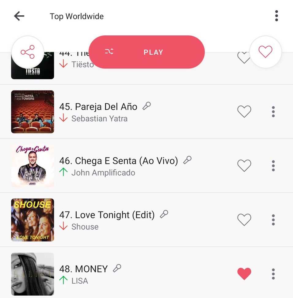 LISANATIONS_'s tweet photo. #LISA #LALISA has reached a new peak of #31 on Deezer Top 100 Worldwide Chart! 

Lalisa #31 (+5)
Money #39 (=)

Deezer Tutorial &amp; playlists:
https://t.co/Ciu6xSaqa0 https://t.co/h6DgRZRG5d https://t.co/yVeazyG3hK