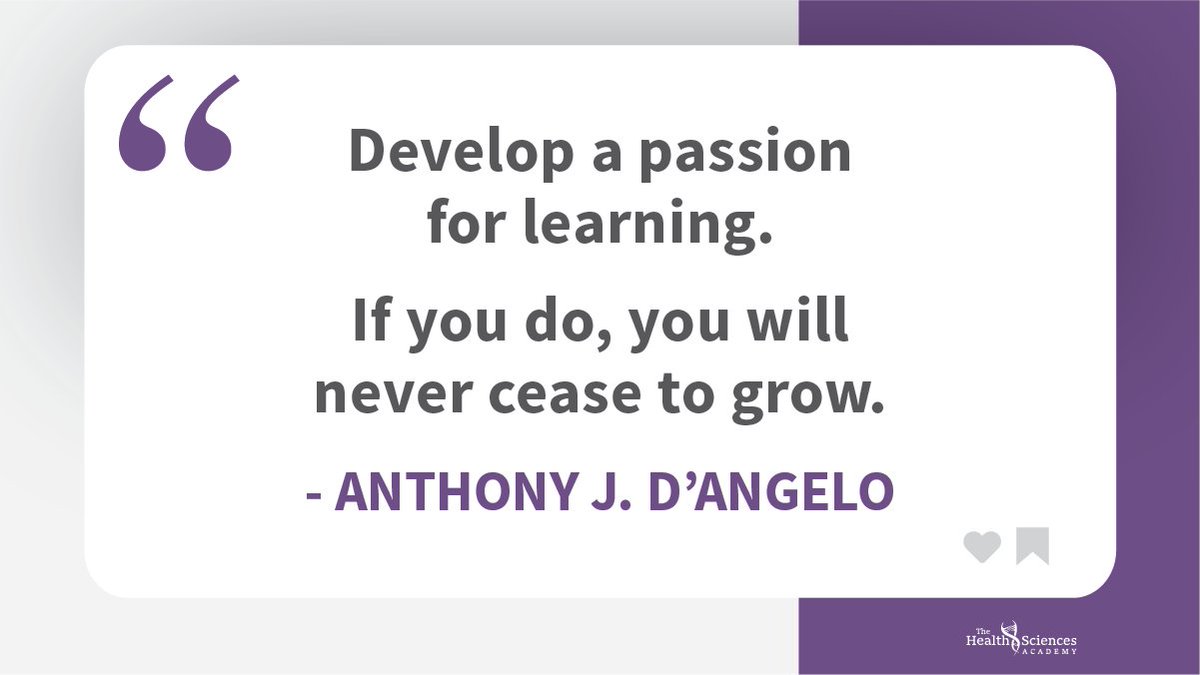 HealthScAcademy's tweet photo. By learning, you are acquiring new knowledge that can trigger growth.
And by growing, you keep getting closer to actualising your career dreams!
So, what steps will you take this week to learn something new?
#mondaymorning #mondaymotivation #thsa https://t.co/6MeguDnBio