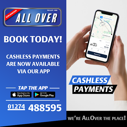 FOR QUICK &amp; EASY TAXI BOOKINGS, JUST TAP THE APP!

Download the FREE app today: onelink.to/regsnt
01274 488595
Girlington.co.uk
.
.
.
.
#cashless #Taxi #Girlington #AllOverTaxisGirlington