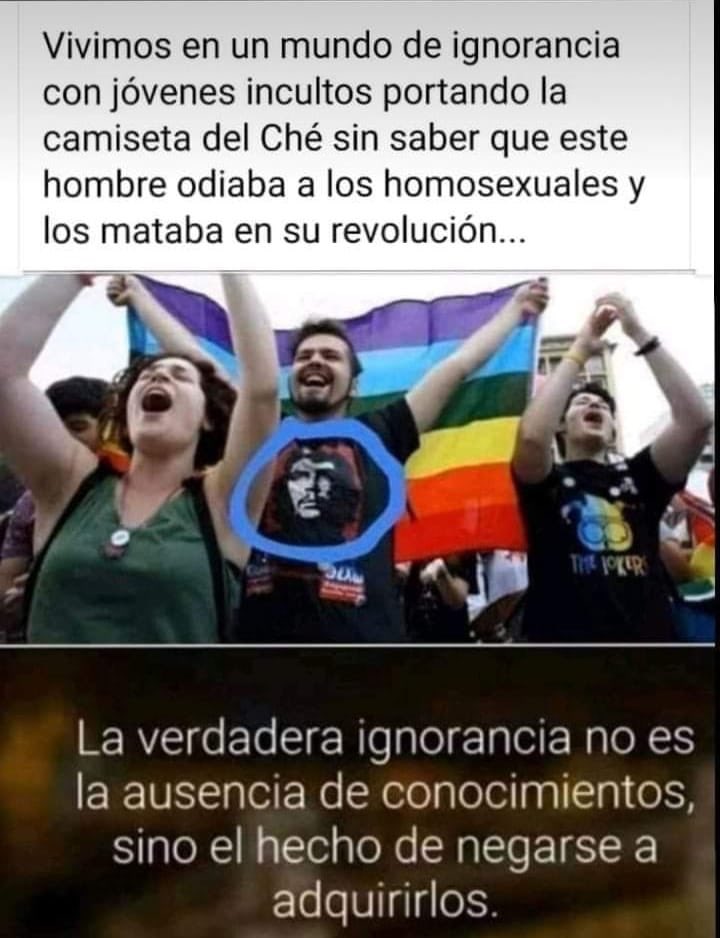LilianBertrand's tweet photo. Cuando la ignorancia supera a la ceguera y el no saber la historia🙈🙏🏻👇 https://t.co/S9J9aCrdx0
