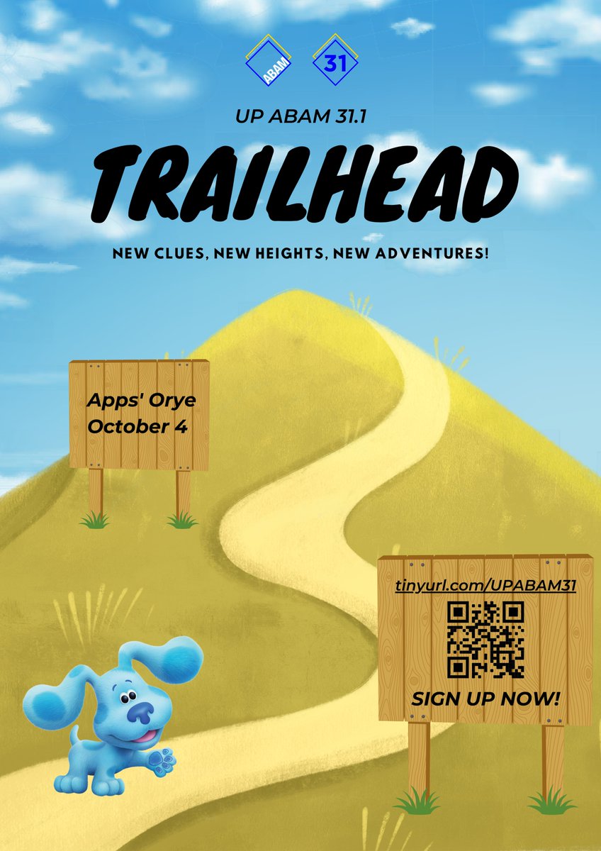 UP_ABAM's tweet photo. UP ABAM never forgot you! 

Join us for our Apps’ Orye! Sign-ups are from September 27 till October 2. 
Applicants' Orientation will be on the 4th. 
Don't forget to sign up now through the link and meet us at the Trailhead! 🐾

Sign-up
https://t.co/mcC3y71R1m
#UPABAM31 #Trailhead https://t.co/mVUBERIMqp