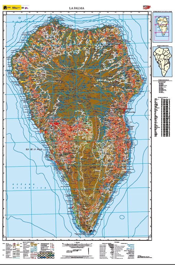 IGNSpain's tweet photo. 🗺️ Mapa Especial de la isla de #LaPalma a escala 1:50.000
➡️ Creado con información del #MTN50 y con más de 100 capas distintas.
✅ Características principales:
👉 https://t.co/GJHaLcDzlU
📥 Disponible en Centro de Descargas:
👉 https://t.co/1ZBwDDyCwJ
#IGNSpain @CabLaPalma https://t.co/LpWaQmnJr3