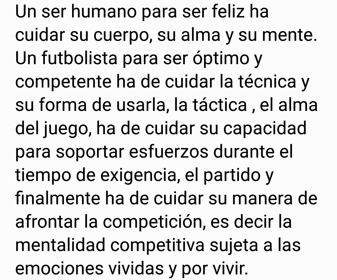 AlexCoutoLago's tweet photo. El fútbol es un compendio de vínculos. Jugador consigo mismo, jugador con equipo y equipo consigo mismo. El milagro del fútbol es que un equipo puede lograr este tipo de vinculos, con la voluntad y el CONOCIMIENTO de quienes gestionan las actitudes y aptitudes humanas. https://t.co/6ucFp8J7iy