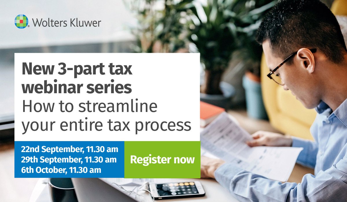 wolterskluweruk's tweet photo. Did you know that the tools in #CCHPersonalTax and #CCHOneClick can significantly reduce the time to complete #tax returns and also make it easier for your clients to submit their documentation on time? Find out more in our new 3-part webinar series https://t.co/LAxrZIWX4t https://t.co/hbQLaohPFq