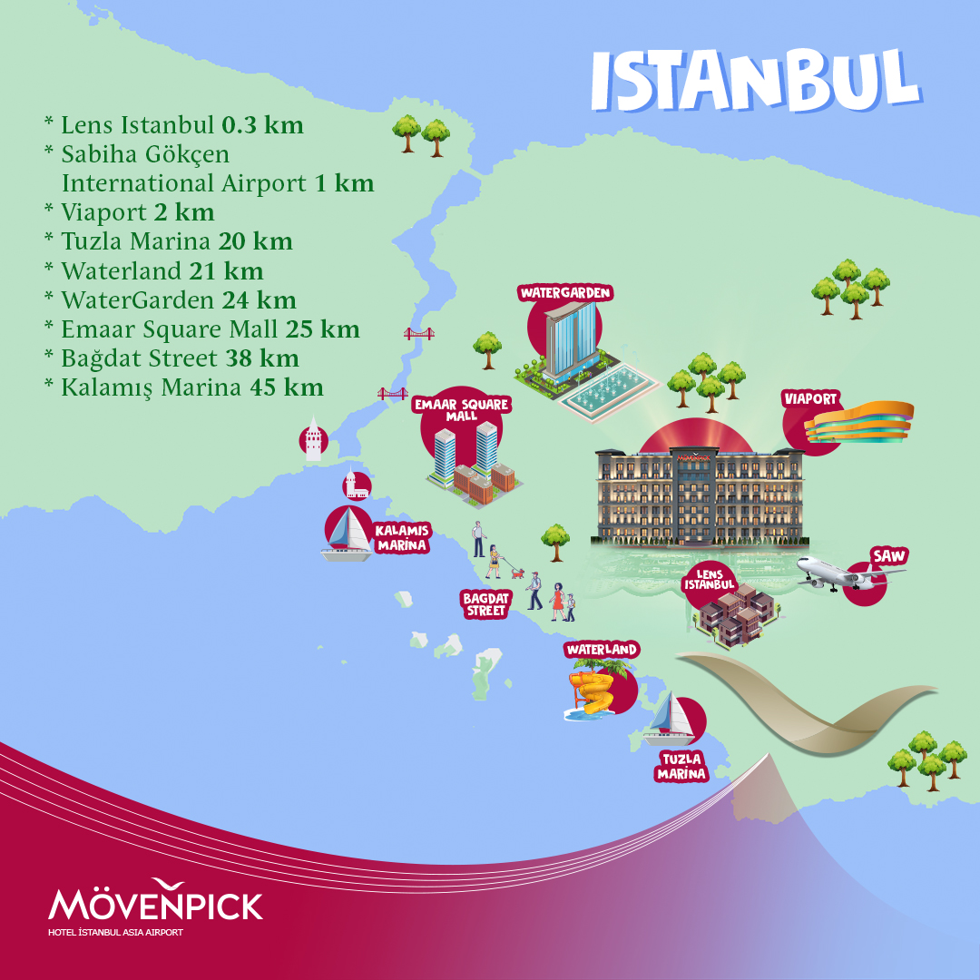 Mövenpick Hotel Istanbul Asia Airport’ta şehrin en çekici noktalarına çok yakın olacaksınız. 🏙
#mövenpick #mövenpickhotel #mövenpickhotelistanbul #mövenpickhotelistanbulasia #saw #sabihagökçen