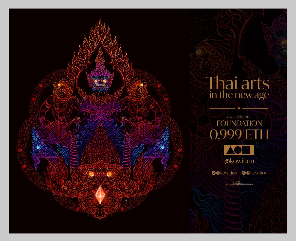 kowition's tweet photo. i love THAI ARTS , Hope you like my work
Please check out my work at

👉 https://t.co/jdmtme5cNY 
👉 https://t.co/QuwjXDDmKR 

#NFTCommunity #NFTartists #nftcollectors #NFTthai #nftasia #NFTcollection #NFTCommunity #NFTThaicommunity #NFTTHAILAND #NFTthaiartist #nftart https://t.co/FVios1r2LB