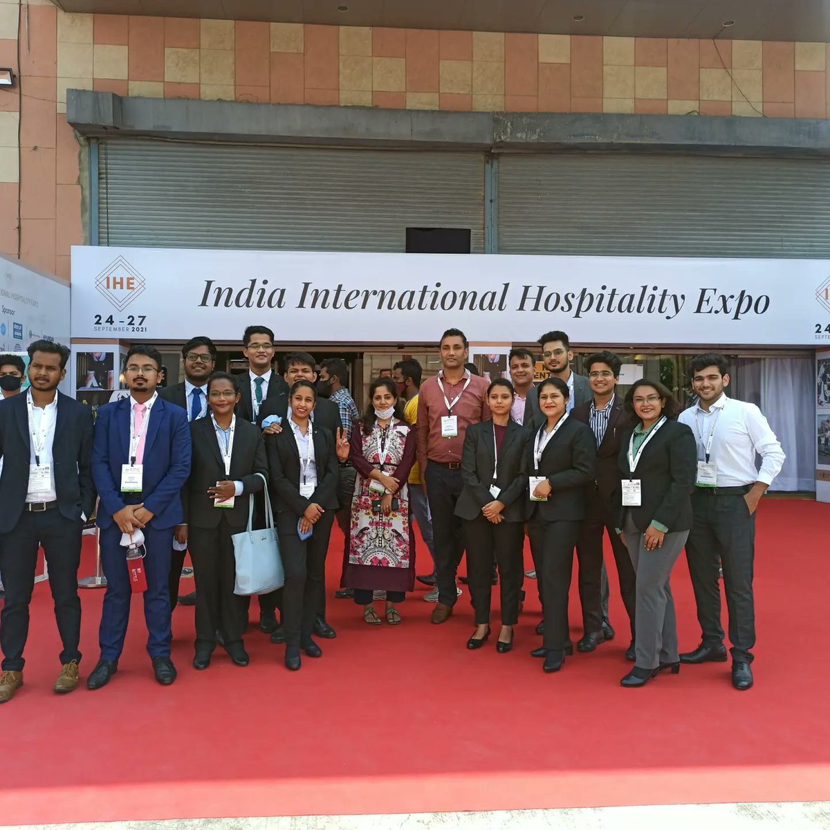 On the day of World Tourism Day, 27 September, NCHM-IH, Noida arranged a vist to the Indian International Expo 2021 for First and Second year students guided by faculty members, where they gained alot of insights about the local businesses in and around India.