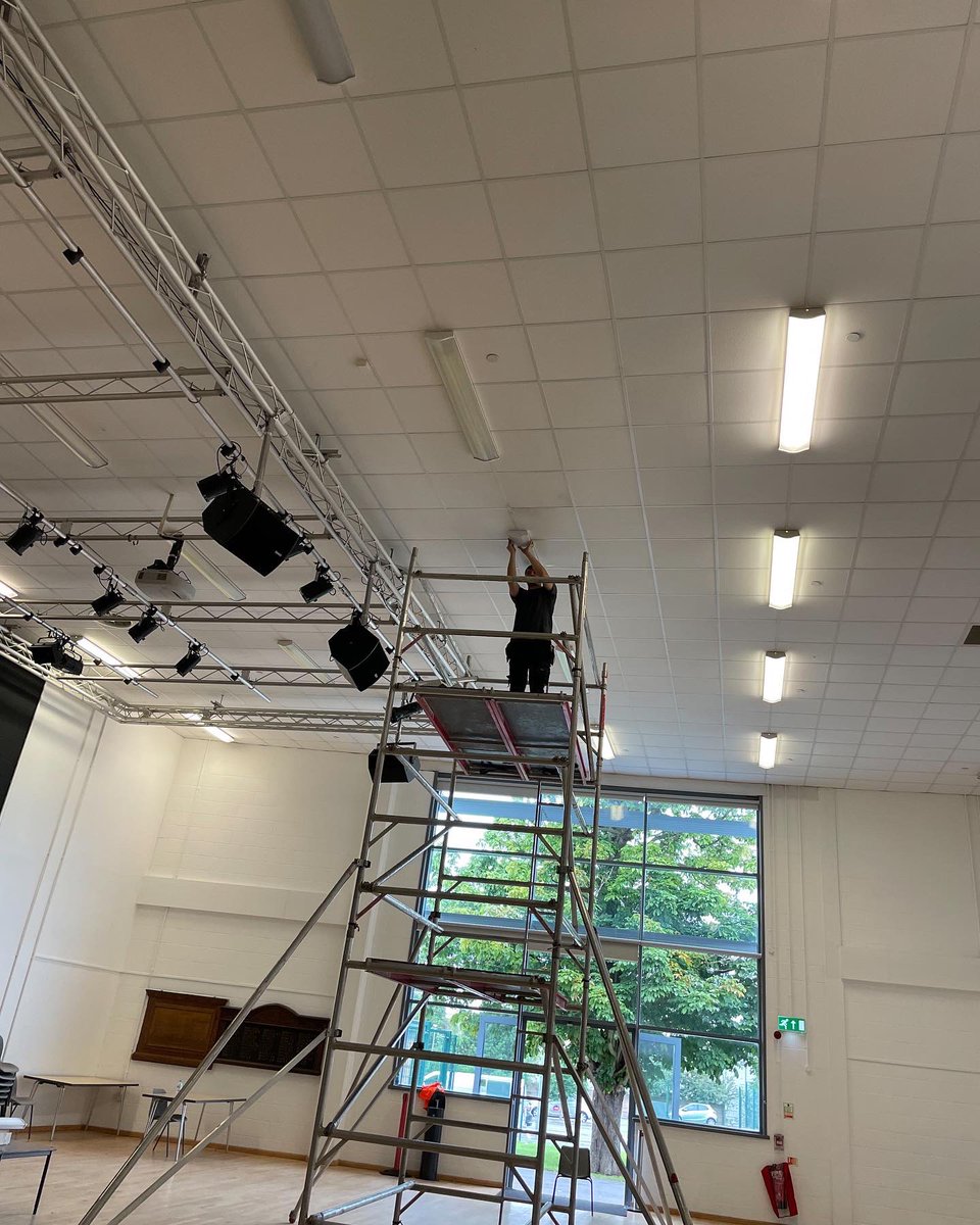 Recently complete ltd lighting upgrade scheme at Ark Acton Academy London 
#construction #building #schools #pfi #led