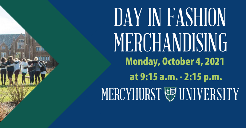 MercyhurstU's tweet photo. The Day in Fashion Merchandising allows prospective students and their families to interact with faculty members, meet current students, attend a class, tour campus, and have lunch in our dining hall! Sign up today: https://t.co/NroPWFhJiI https://t.co/uSfIbsKaNs