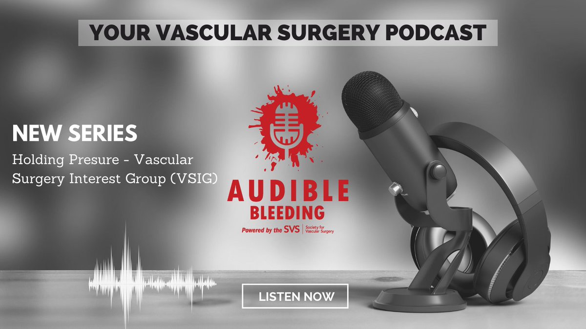 Calling all medical students! @AudibleBleeding released a brand new series geared towards you. In the first episode, a group of distinguished medical students who are leaders or founders of VSIG's share their experiences. Listen here: ow.ly/WOYi50Gh5Xw