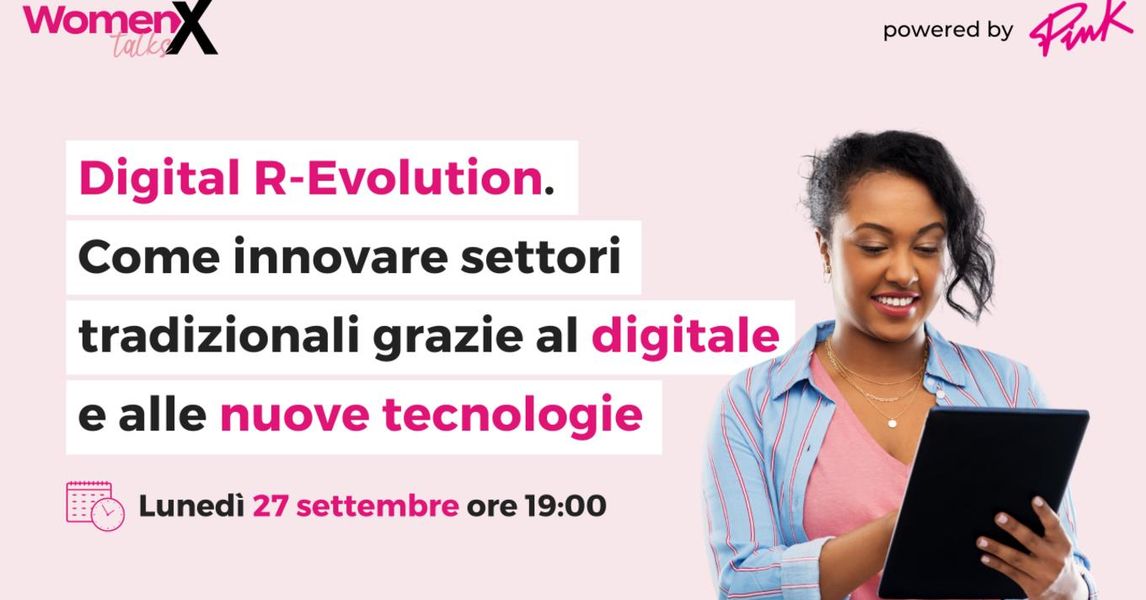 questa sera alle ore 19 evento <a href="/womenximpact/">WomenXimpact</a> powered by PINK - Digital Rockers

<a href="/womenximpact/">WomenXimpact</a> <a href="/Elerocca/">Eleonora Rocca</a> 

in diretta sui canali Youtube, Facebook e LinkedIn di <a href="/womenximpact/">WomenXimpact</a> !