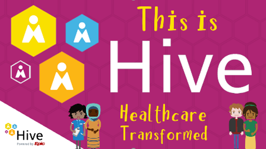 NorthMcrGH_NHS's tweet photo. STAFF: HIVE engagement session will take place on Thursday 7th October, 3pm to 4pm, Post Grad Lecture Theatre. This Electronic Patient Record System is set to go-live next year across our 10 hospitals in September 2022. 10 hospitals, 1 system. #HereComesHive #OneYearToHive https://t.co/FCbXmQXVjg