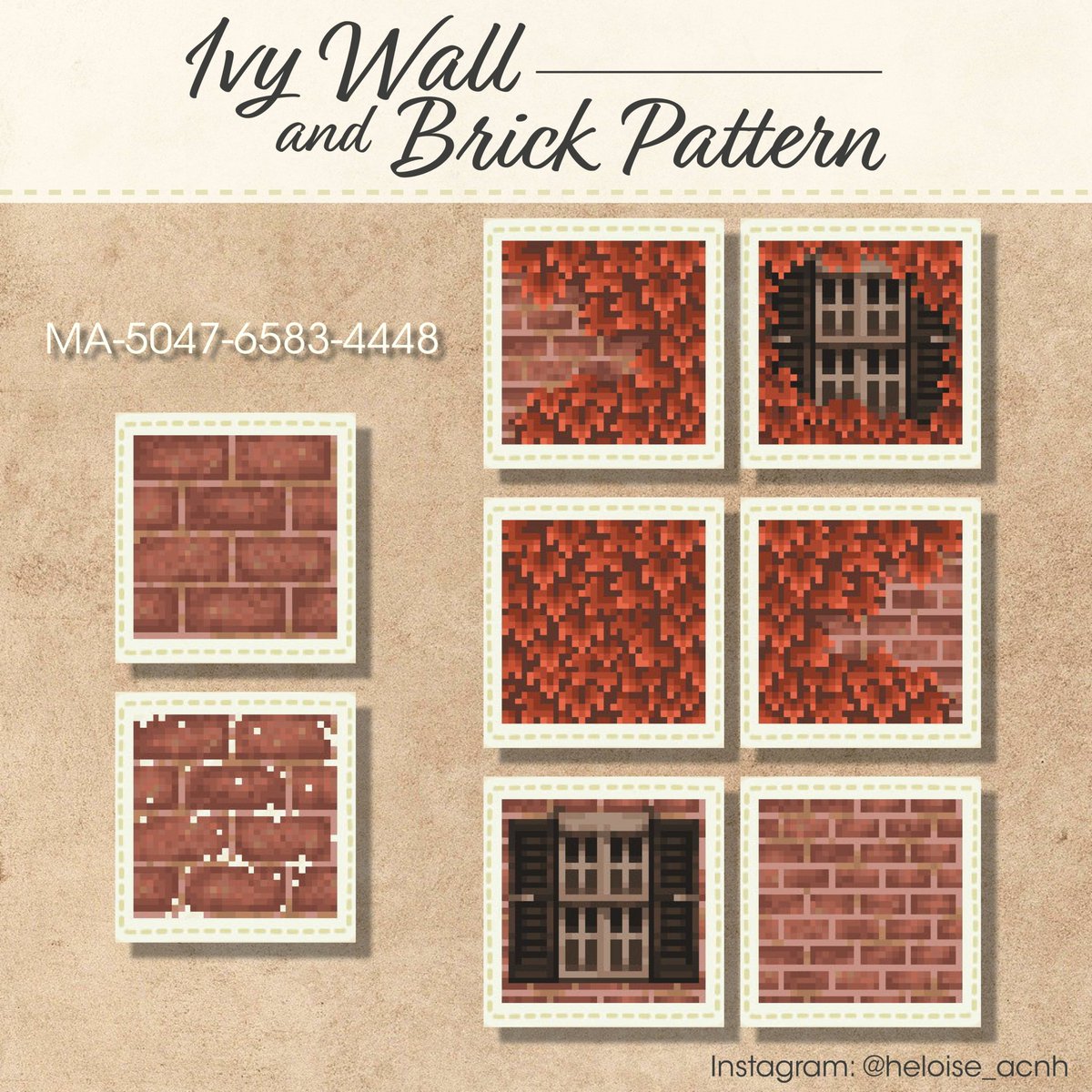 AcnhHeloise's tweet image. New wall and floor pattern. Perfect for this fall 🍁🍂

#ACNHDesign #ACNHDesigns #acnhinspo #ACNH #acnhpatterns #AnimalCrossingNewHorizons #AnimalCrossing #NintendoSwitch