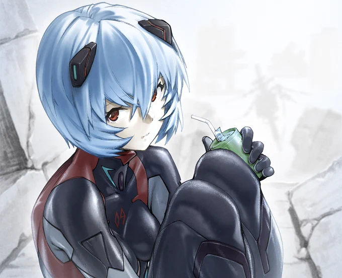 レイ #綾波レイ https://t.co/O083U5zvxA 