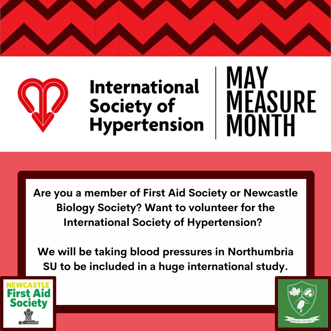 NewcastleFASOC's tweet photo. *VOLUNTEERING OPPORTUNITY* Open to members of First Aid Society and Newcastle Biology Society! You must attend a training session to volunteer 💚🩺❤️ https://t.co/EzB2BbAnbg