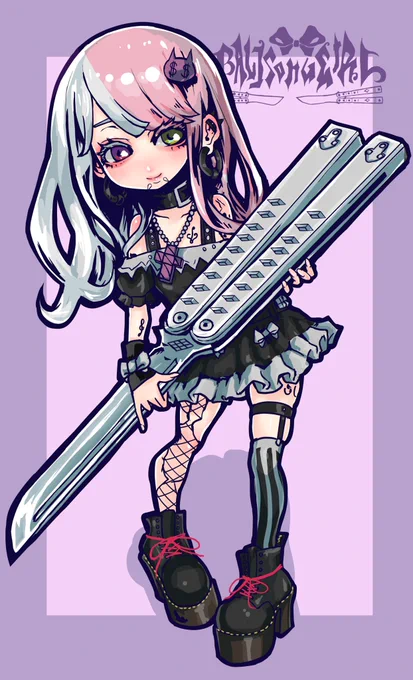 【新作バリソンガール】

オリキャラ「ブレーメン」

#バタフライナイフ
#バリソンガール 
#Balisonggirl 