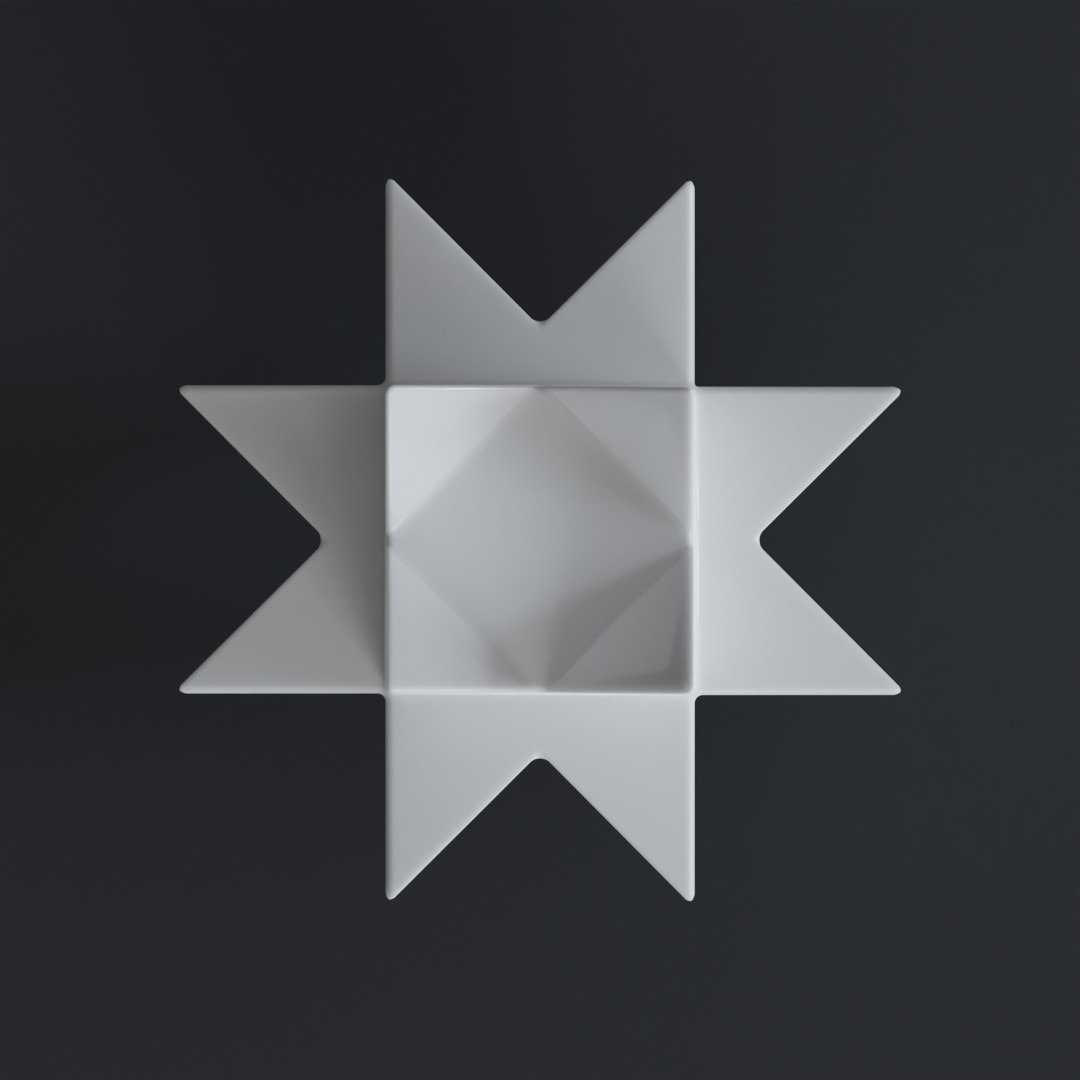 Alc_ve's tweet photo. Stellated truncated hexahedron

#stellatedhexahedron #b3d #blender3d #3dmodel  #polyhedron #geometry #mathart  #homedecor #reductiveart #geometricart https://t.co/QRD3OgfgKH