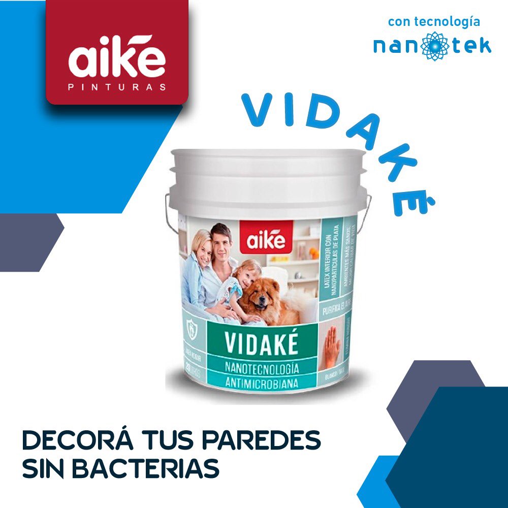 nanoteksa's tweet photo. 🦠VIDAKÉ, la pintura ideal para tu hogar con tecnología de punta, nanotecnología 100% NANOTEK💙 @pinturasaike 
.
Está comprobado que las paredes de nuestras casas son un foco de propagación de bacterias y virus que perjudican la salud general de las personas que las habitan https://t.co/goneaAReYy