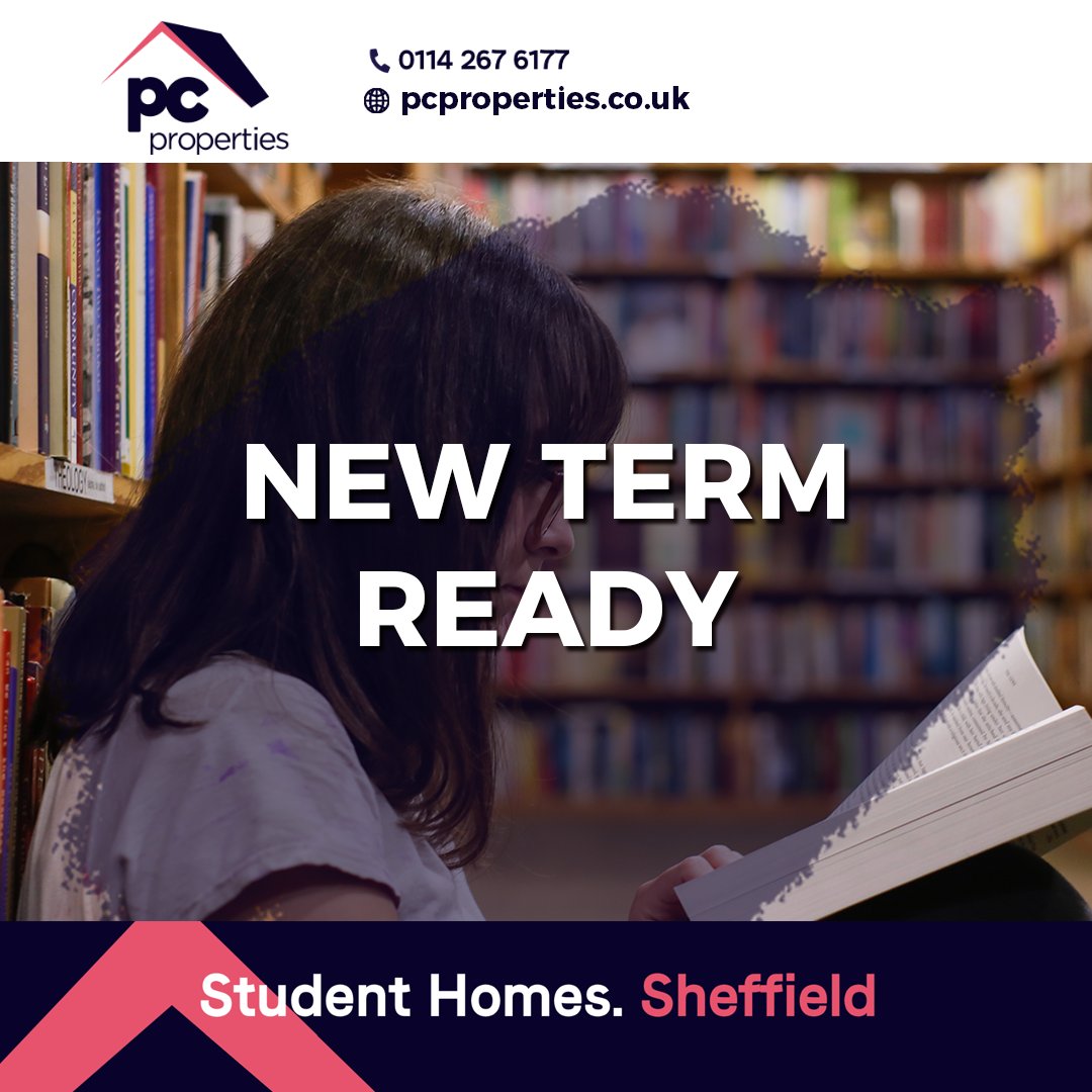 pcpropertiesuk's tweet photo. It's the first day of term for the new University year in Sheffield...good luck to all Uni of Sheffield &amp; Hallam students on their first day back or their first term at uni 🎉

#sheffieldfreshers #studentproperty #sheffieldstudents #studenthousing #studenthouse #studentlife https://t.co/rEMOKnSJfj