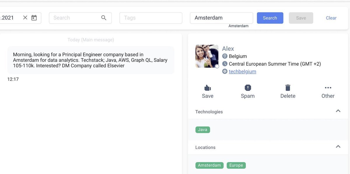 Leadguruco's tweet photo. Today we want to highlight another big update that we have made recently. 

Now Leadguru can determine their location, even if they did not mention it in their profiles. This update also provides users with the possibility to sort leads by location using the dropdown. https://t.co/m5ADRzI38H