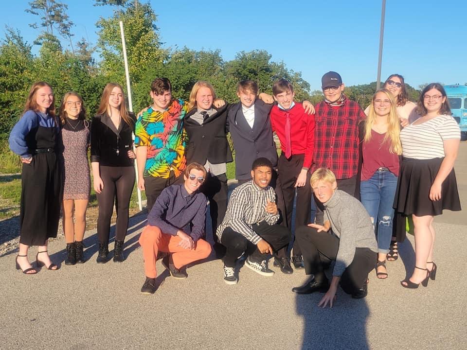 Senior Band night, class of 2022!! Good luck with wherever life leads you all, you will all be missed next year, and please come visit us all when you can, BAND IS FAMILY!!