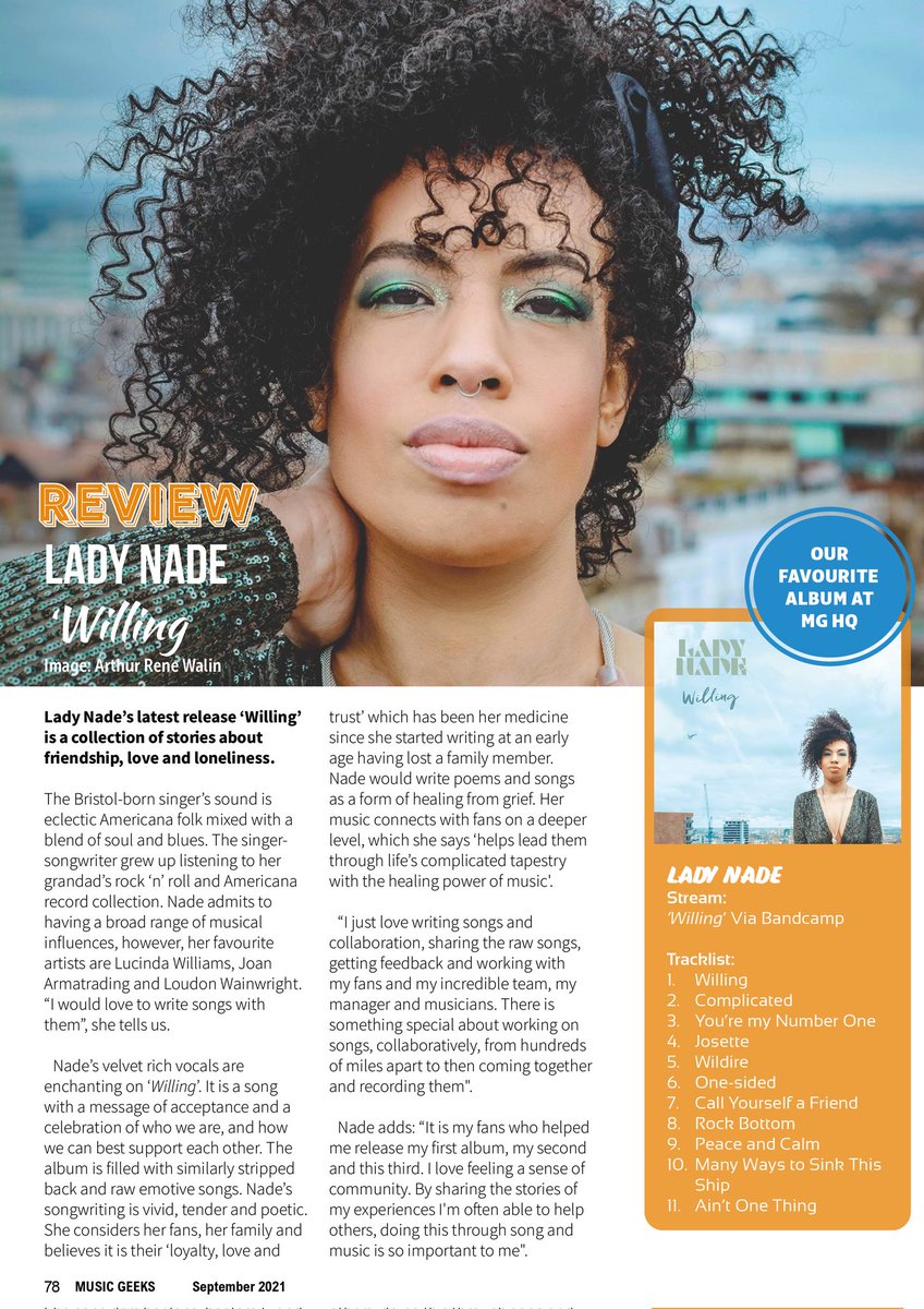 MusicGeeksUK's tweet photo. Issue 2: Music x Mental Health is out now!

In this jam-packed issue, we explore the world of sound baths, debunk the myths about music therapy and spoke with mental health advocates working hard in the music industry to push mental health awareness. https://t.co/i3mKwCxCyi