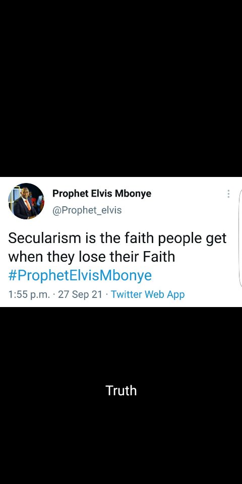 18_nile's tweet photo. Oh well If truth can't not be truth, TRUTH still stands. 
#prophetelvismbonye https://t.co/n6mDsPN1Pk