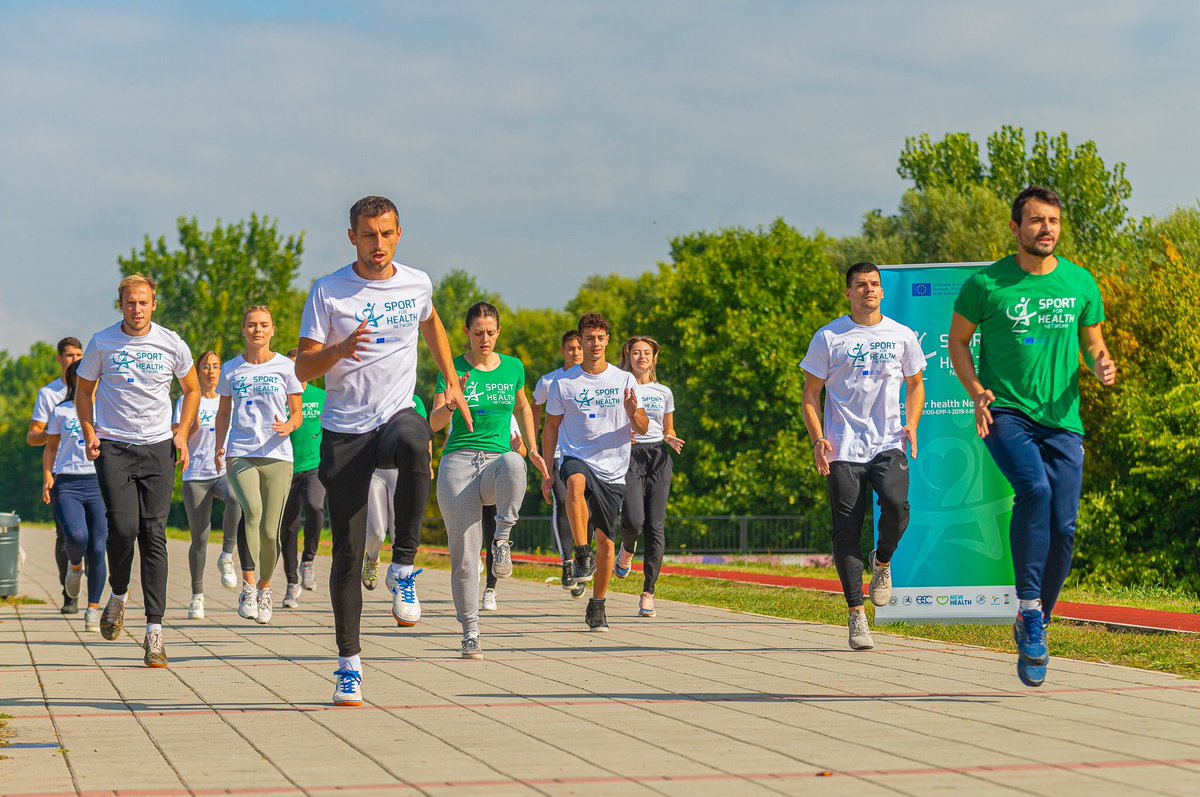 Sport4HealthNet's tweet photo. #Sport4HealthNet team continues to promote the importance of physical activity and #healthylifestyle during the #EUWeekofSport ๐ 1/3 https://t.co/611wfp7WRG