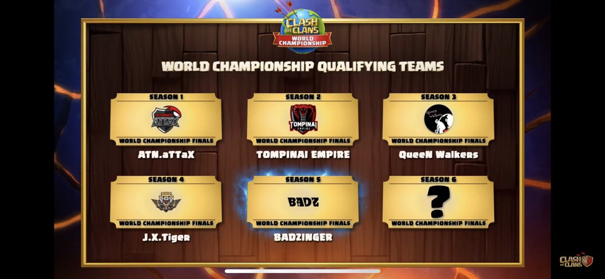 BADZINGER_COC's tweet photo. Secured golden ticket😱Can’t wait to try new update and start preparing for the grand final😍
Really sorry for @QSFN_COC . It’s not the victory we wanted🥺 We think @supercell should add some alternative ways to prove fp during matches as there are too many unnecessary dq💔 https://t.co/SWmkBbrMNU