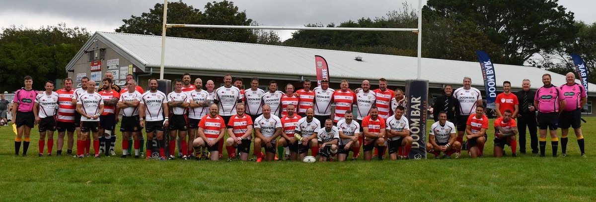 TheRugbyCharity's tweet photo. Well done and a massive thank you to IPF #RugbyRunner Kevin whoโs charity rugby match raised over ยฃ1100 for the IPF!
Kevin is running the @LondonMarathon for the IPF this weekend๐
You can support him here- https://t.co/6QPLY2bQGS
#LondonMarathon #CamborneVets #CornishLegends https://t.co/LQAdEhD5tH