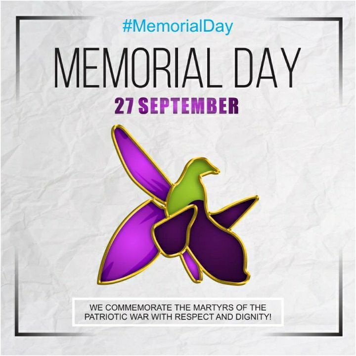 AzeriAmerican's tweet photo. On this first anniversary of #Azerbaijani #MemorialDay  #AzerbaijaniAmericans #TurkicAmericans join in honoring  #Heroes who sacrificed their lives for #KarabakhisAzerbaijan #Peace #Victory in the 44-day #PatritoticWar. Your memories shall live forever. @nytimes @WSJ @StateDept https://t.co/FckwkbaV2Y