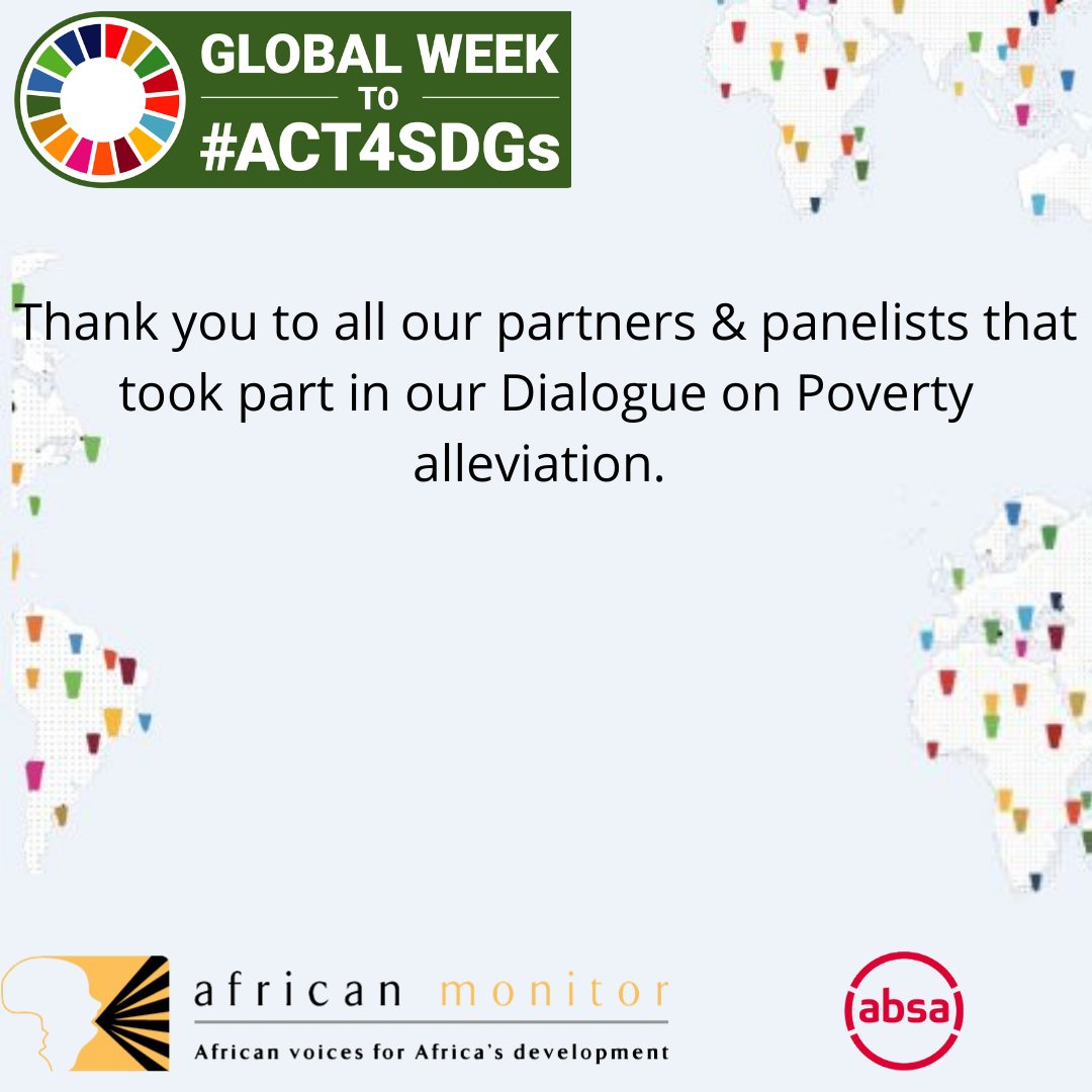 AfricanMonitor's tweet photo. Thank you for a successful event.

#Act4SDGs #UNGA #TurnItAround #Generation17 https://t.co/CZnrgj7o3o