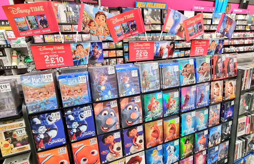 hmvWorkington's tweet image. We have a new Disney offer for you today! 2 for £10 DVD &amp;amp; 2 for £12 Blu-Ray! 

@Disney @hmvCarlisle @FeatureCumbria 

#disneytime #Disney #hmv #hmvlovesdisney #familyfilm