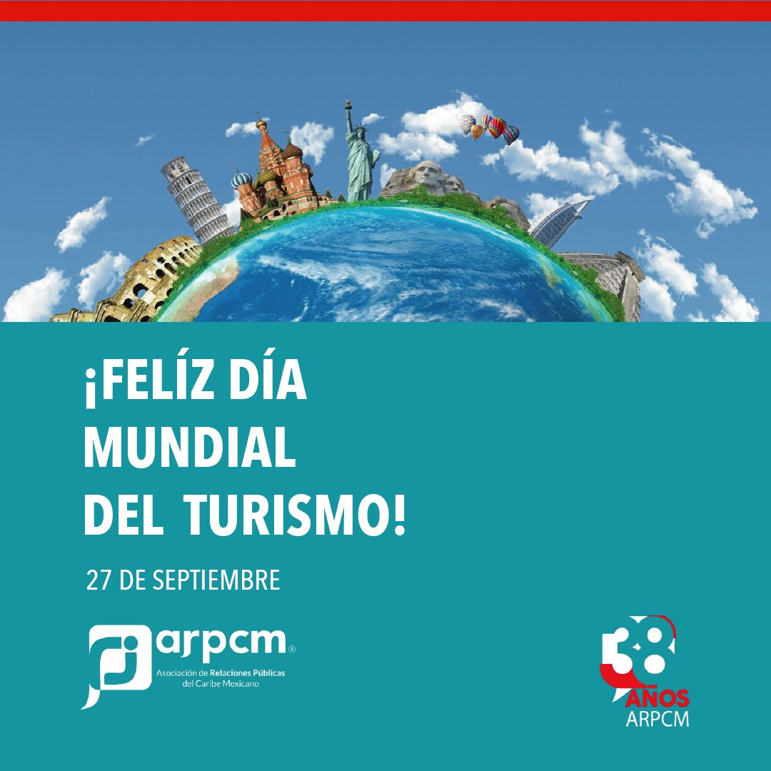 ARPCM_'s tweet photo. Cada 27 de Septiembre se Conmemora el Día Mundial del Turismo. Turismo Y Empleo: Un Futuro mejor para Todos. https://t.co/DbVOahONMk