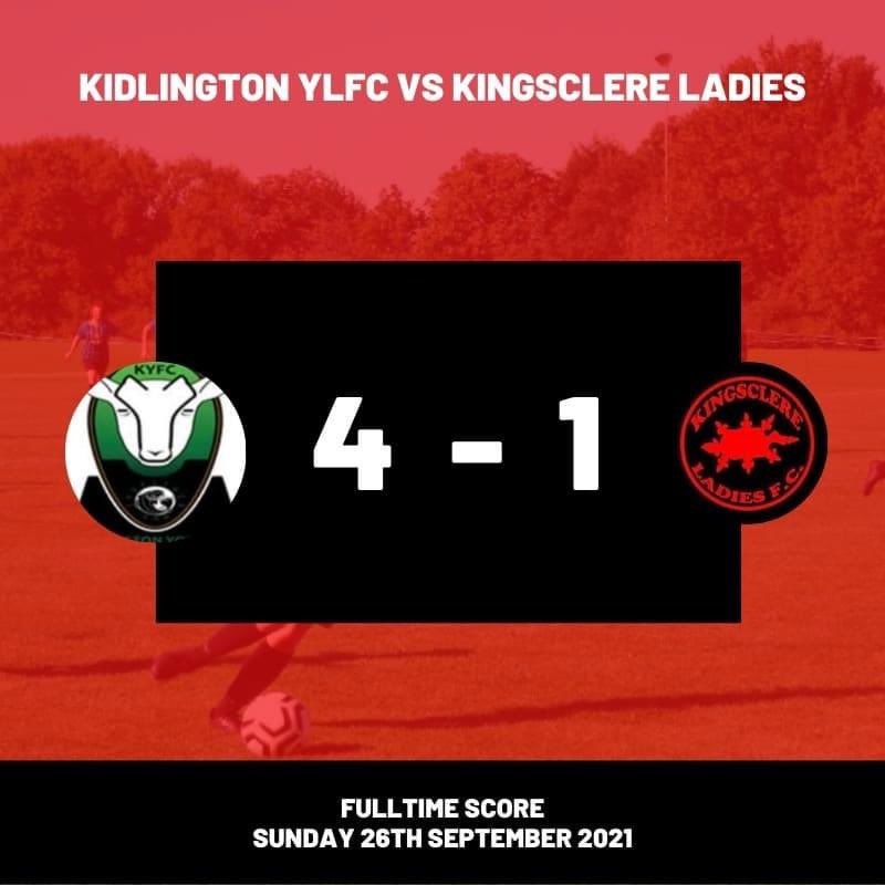 Not the result we were hoping for but a tough game against a promising @kidlingtonyfcl side!

On the up side George Elliott scored her first goal for the club🥳

POTM WENT TO <a href="/Lottie_21/">Lottie Hamilton</a> for a strong performance in midfield