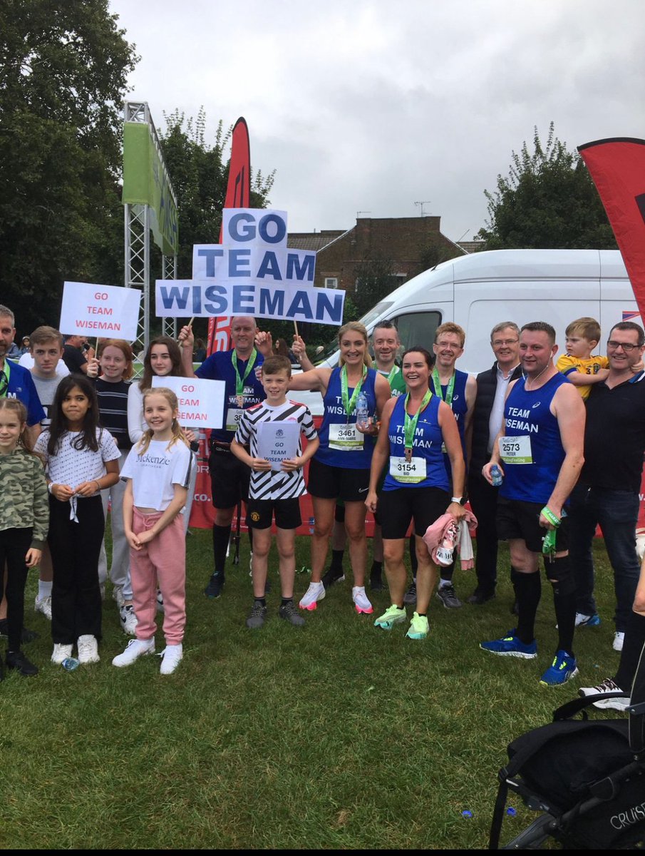 WisemanEaling's tweet photo. 👟Well done #TeamWiseman (parents &amp; staff) at #EalingHalfMarathon Thank you to all for the support/generosity⭐️£3,900⭐️raised for @TeenageCancer, who are helping teens in school &amp; wider community dealing with a cancer diagnosis

Quote OTD 'must do a bit more training next year…' https://t.co/L9Pn9iXA60