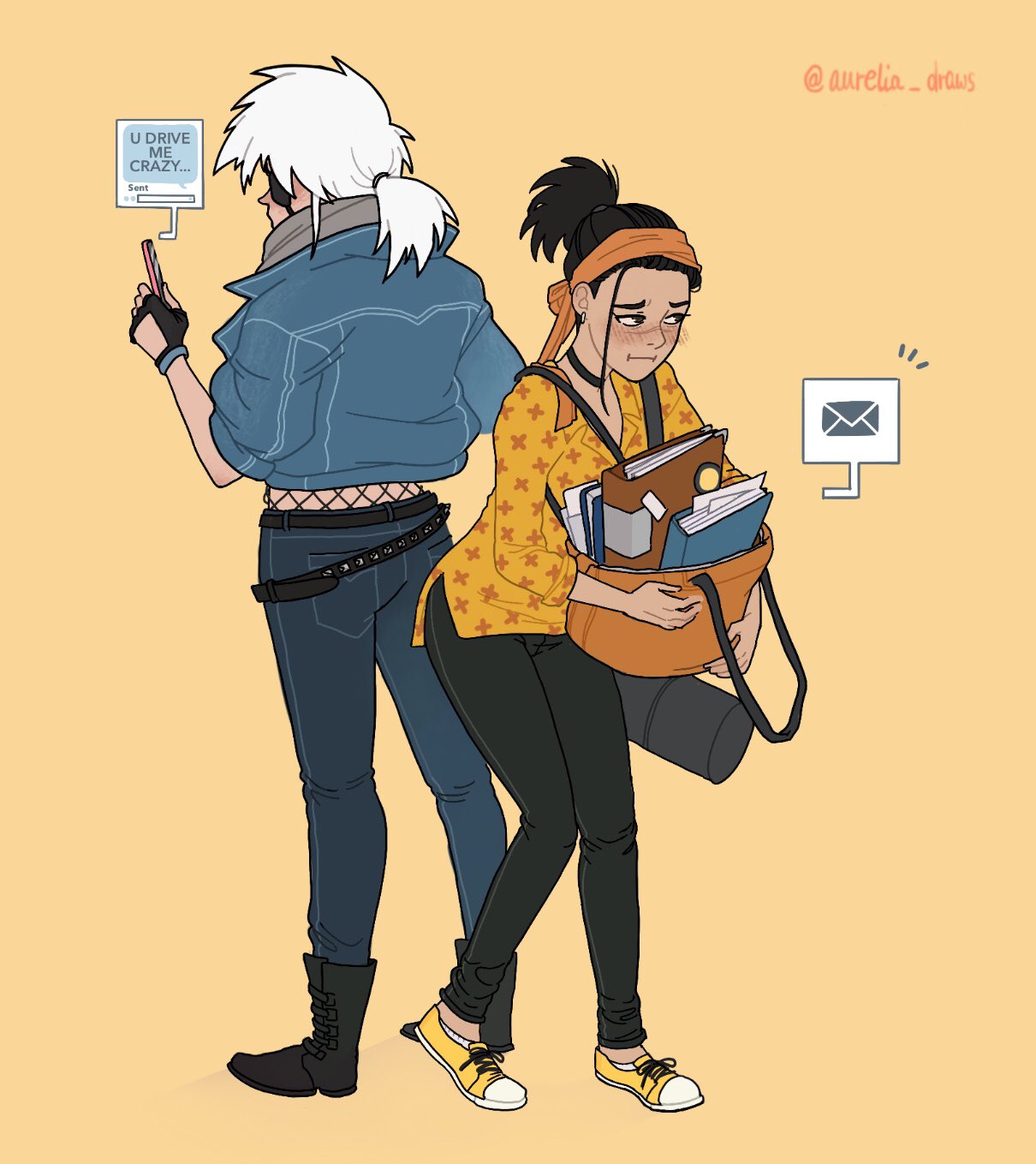 Book Girl: Art of the Day: Kakashi and Iruka from Naruto