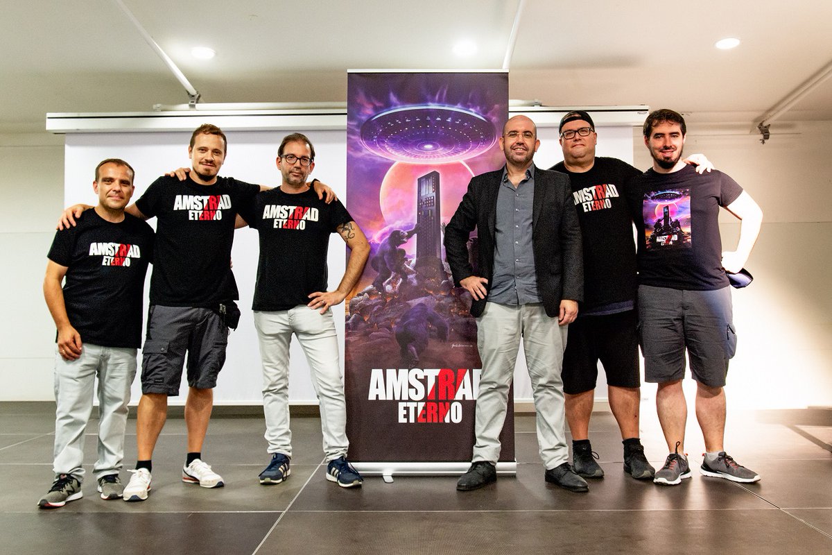 blackmores_'s tweet photo. No puedo estar más orgulloso del equipo que ha hecho posible la 5ª edición de #AmstradEterno. Amigos en esta gran aventura que dio comienzo hace ya más de 6 años @suricatoarcade @jlpcruz76 @IsaacVianaT @baycorps, @SabandijaGames, @ngeluisanchez, @marclozanobosch y #AlbertoRedondo https://t.co/Vj26PRC90k