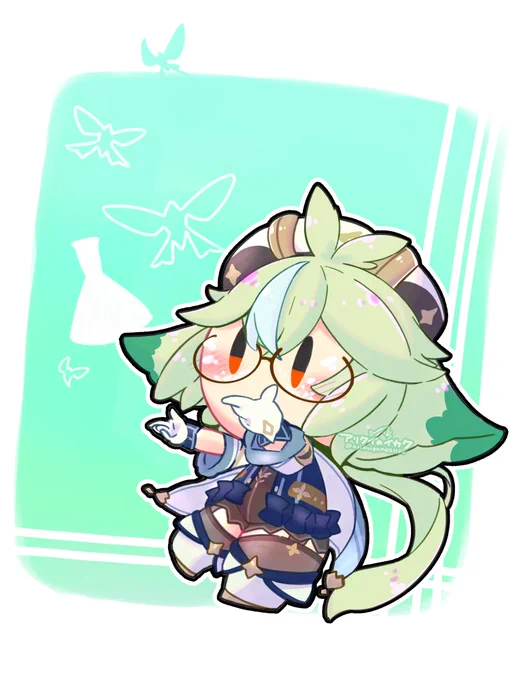 🦋💚
#原神  #GenshinImpact #Genshin #スクロース #Sucrose 