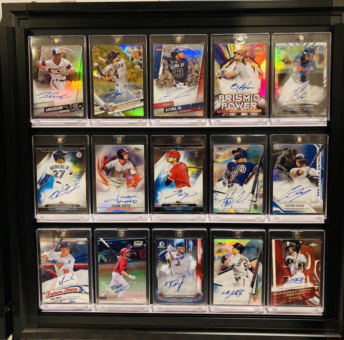 【純粋に応援している選手マイコレ 15選 non-RC編】テーマはChrome+オンカード🌟シールautoが仕方ないカードってありますな😑簡単に揃わないところがまた楽しい。。来年こそオンカードで更新します💪SFのBryantさん早く出て欲しいです❗️