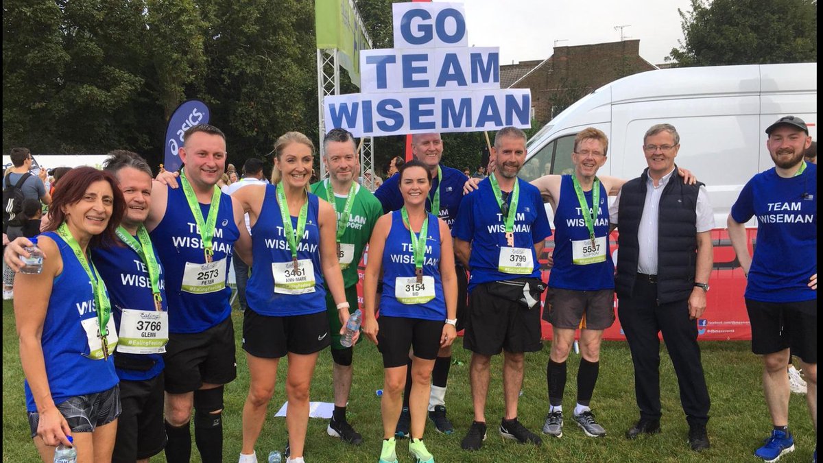 WisemanEaling's tweet photo. 👟Well done #TeamWiseman (parents &amp; staff) at #EalingHalfMarathon Thank you to all for the support/generosity⭐️£3,900⭐️raised for @TeenageCancer, who are helping teens in school &amp; wider community dealing with a cancer diagnosis

Quote OTD 'must do a bit more training next year…' https://t.co/L9Pn9iXA60